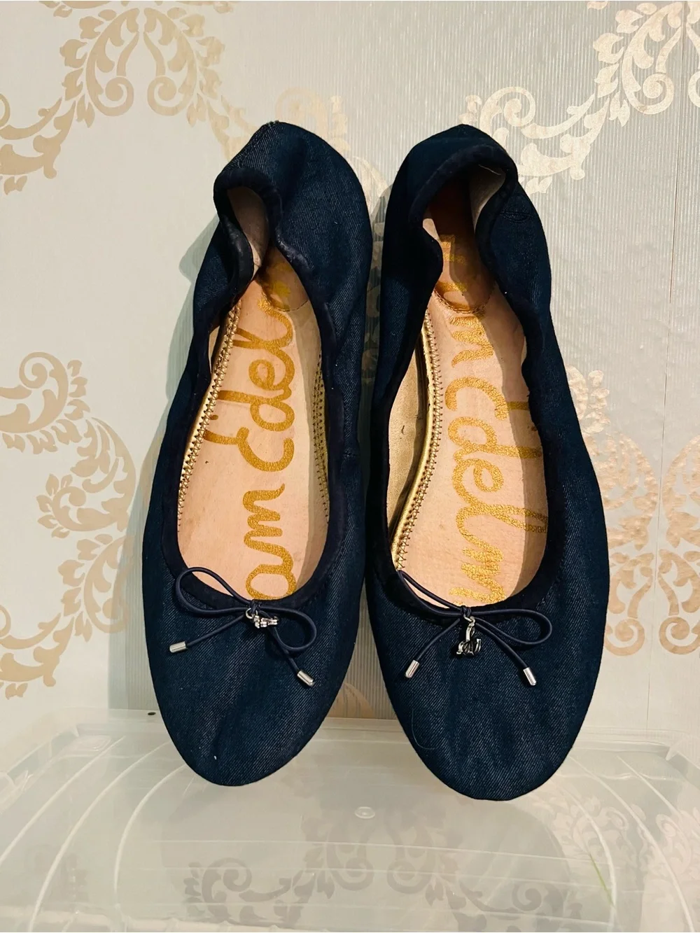 Sam Edelman Chambray Ballet Flats